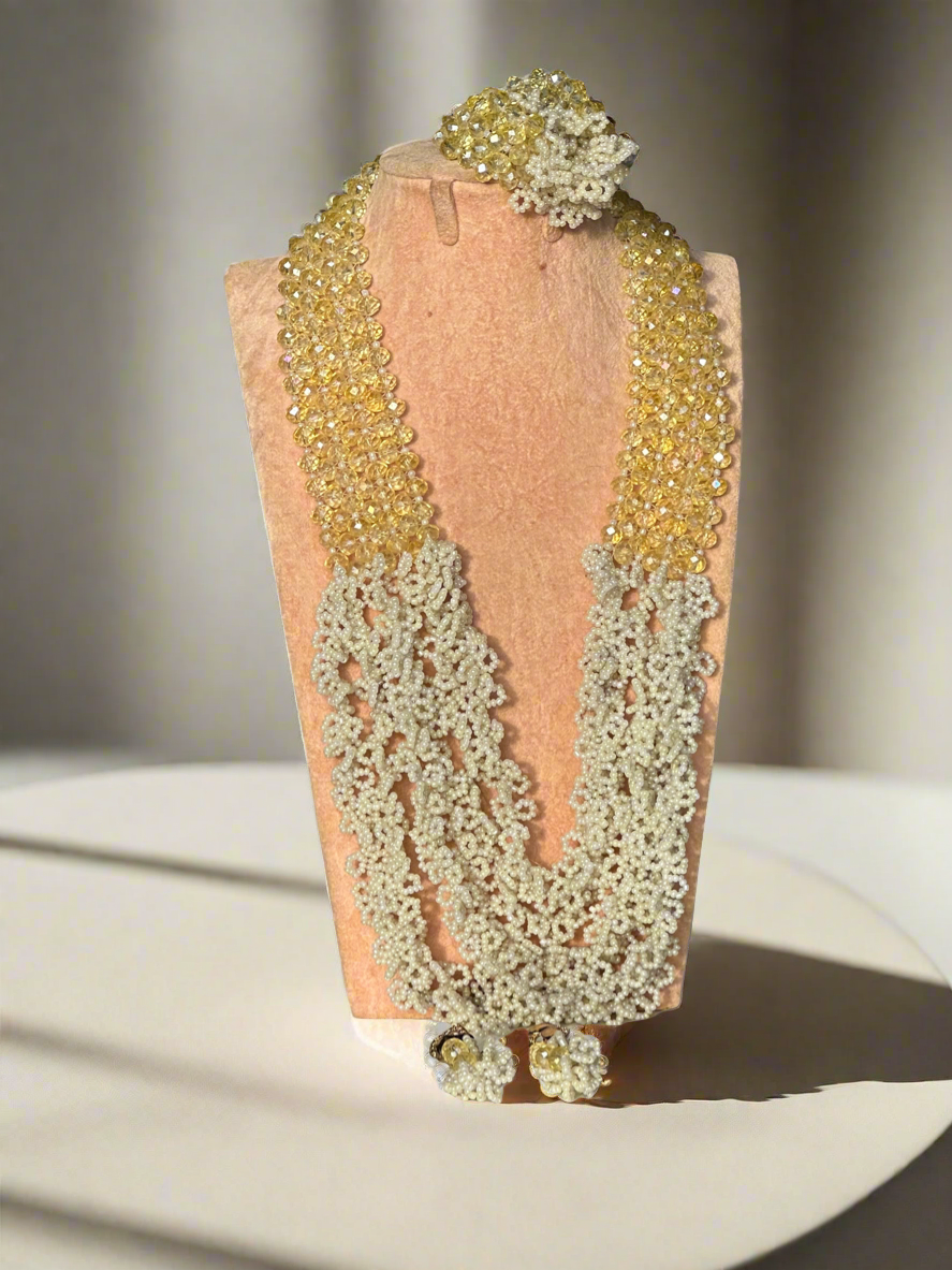 Crystal Beads Jewellery Set