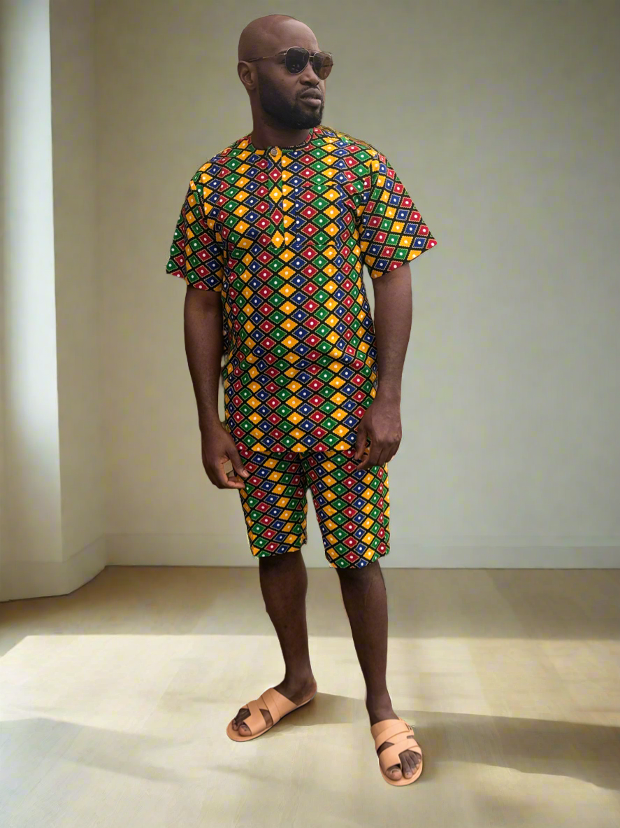 Bright Colours Ankara Outfit