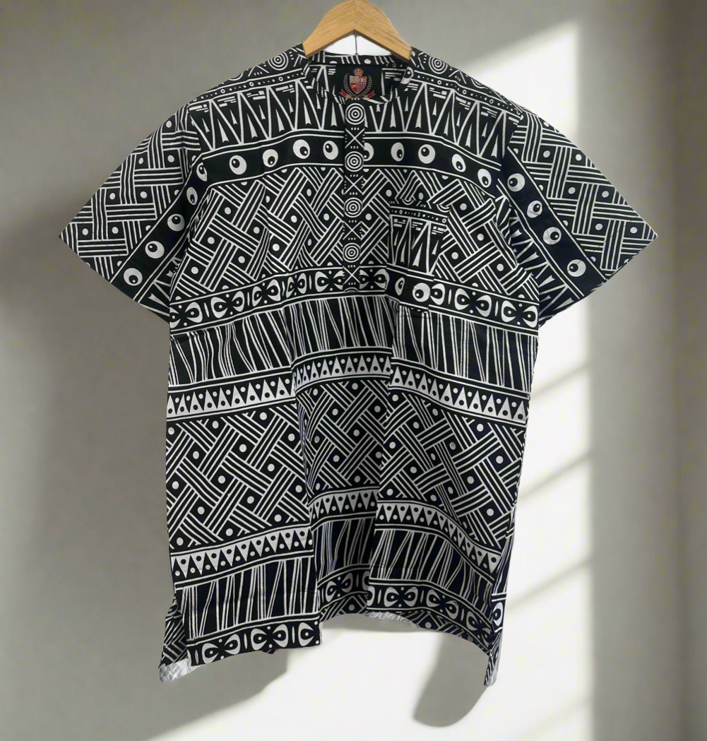 Black Patterned Ankara