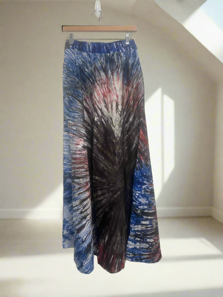 Adire Blouse and Skirt