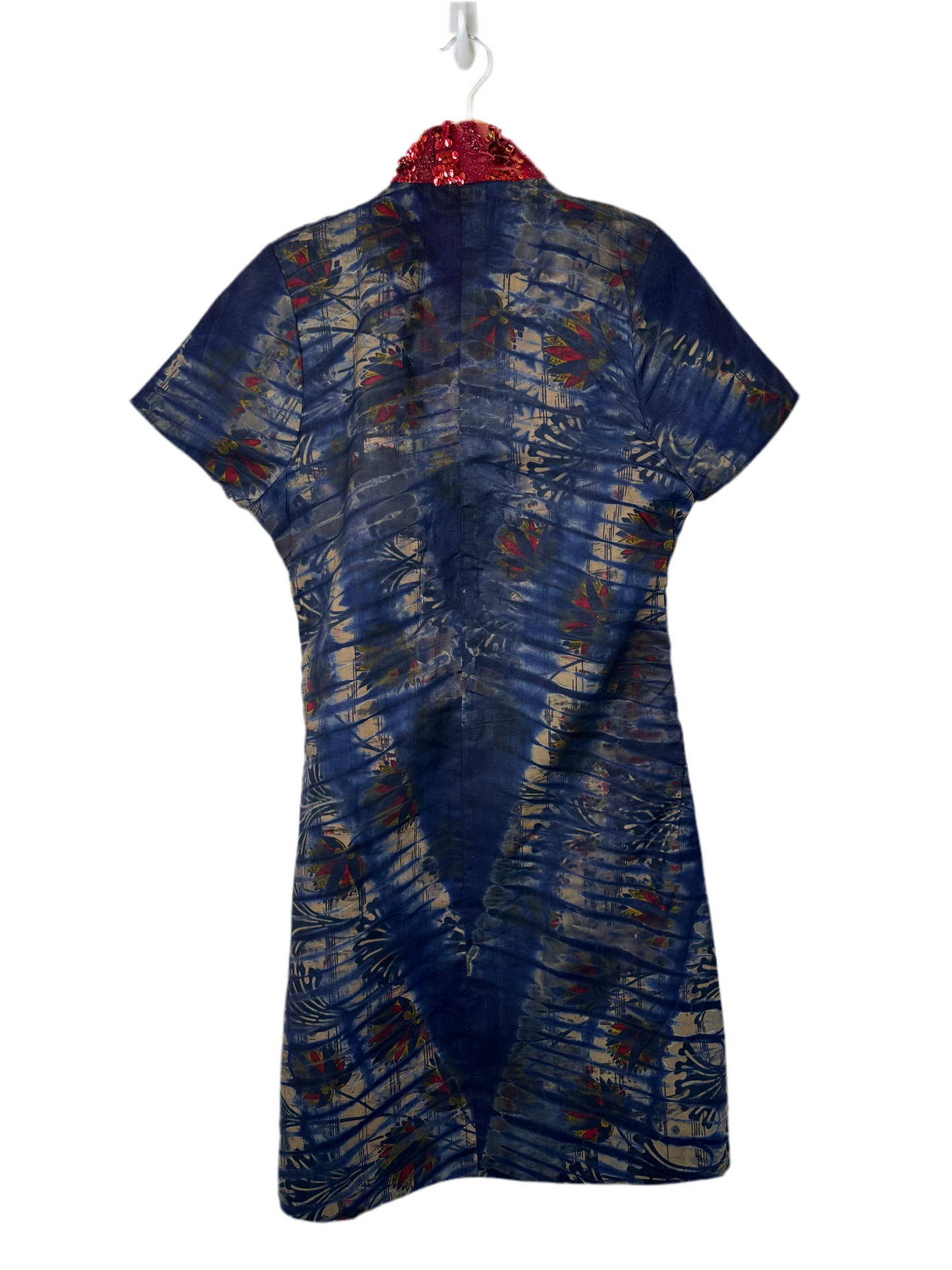 Dark Blue Adire Dress