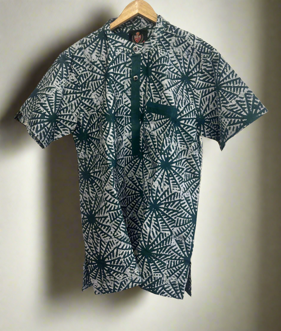 Lush Green Adire Buba