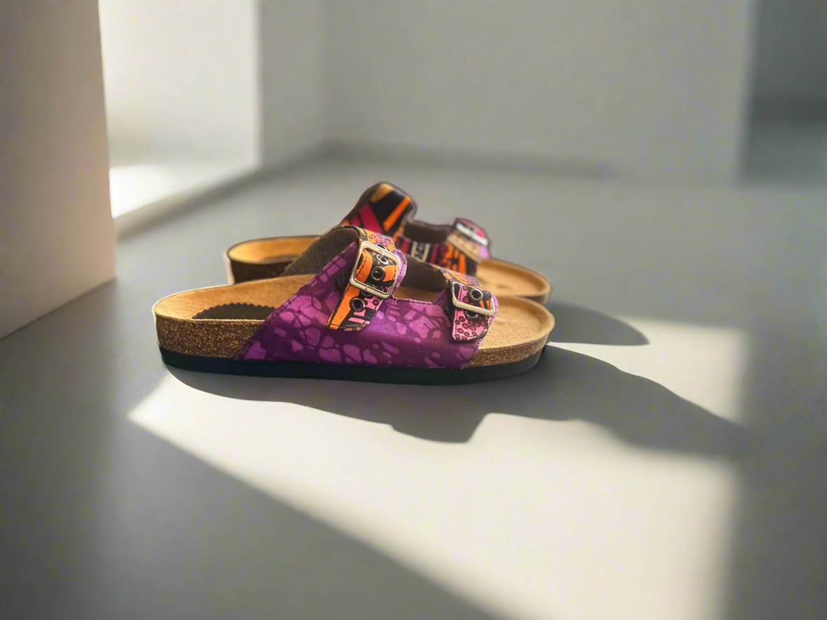 Purple Ankara Sliders