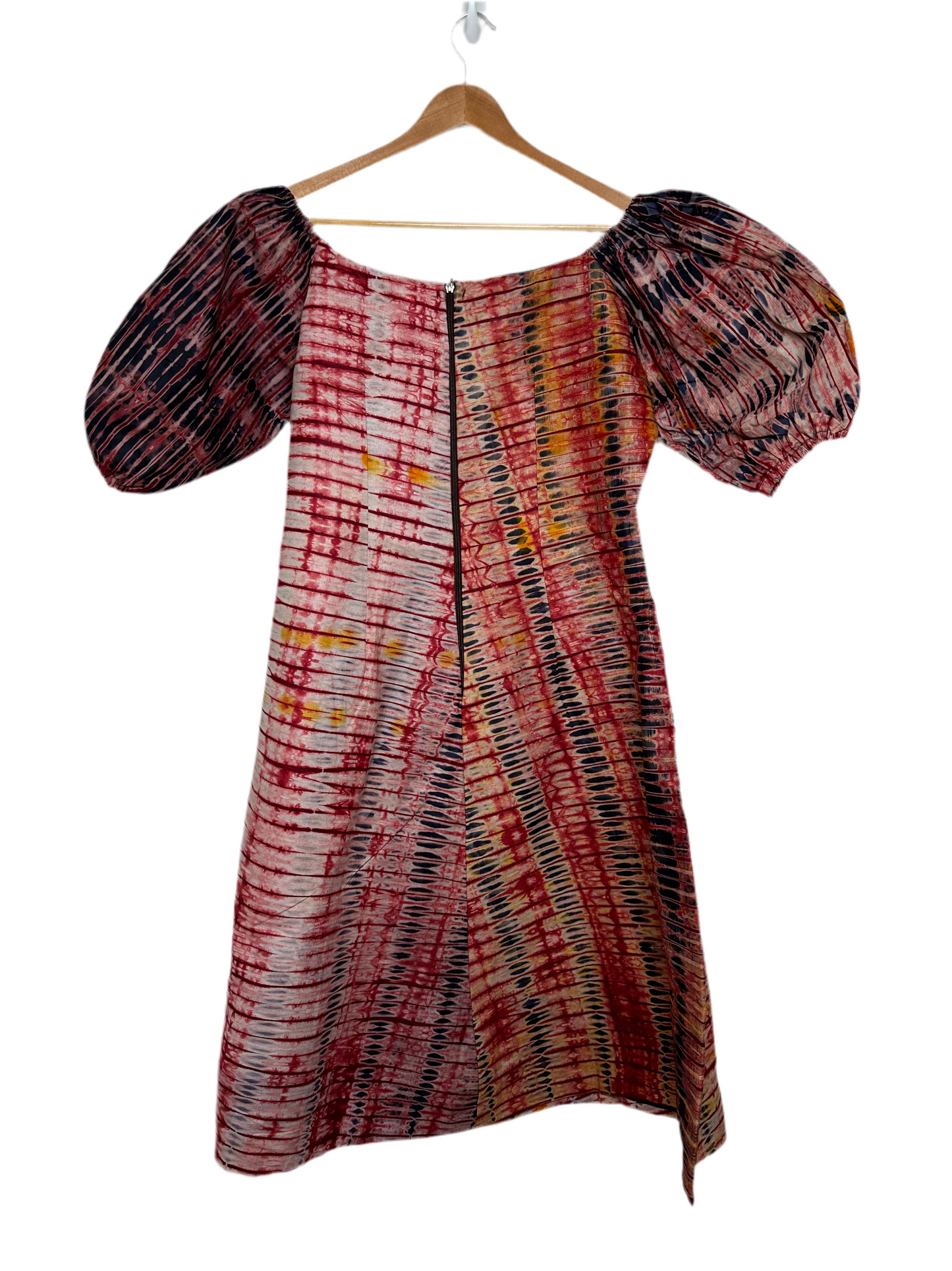 Ox blood Adire Dress
