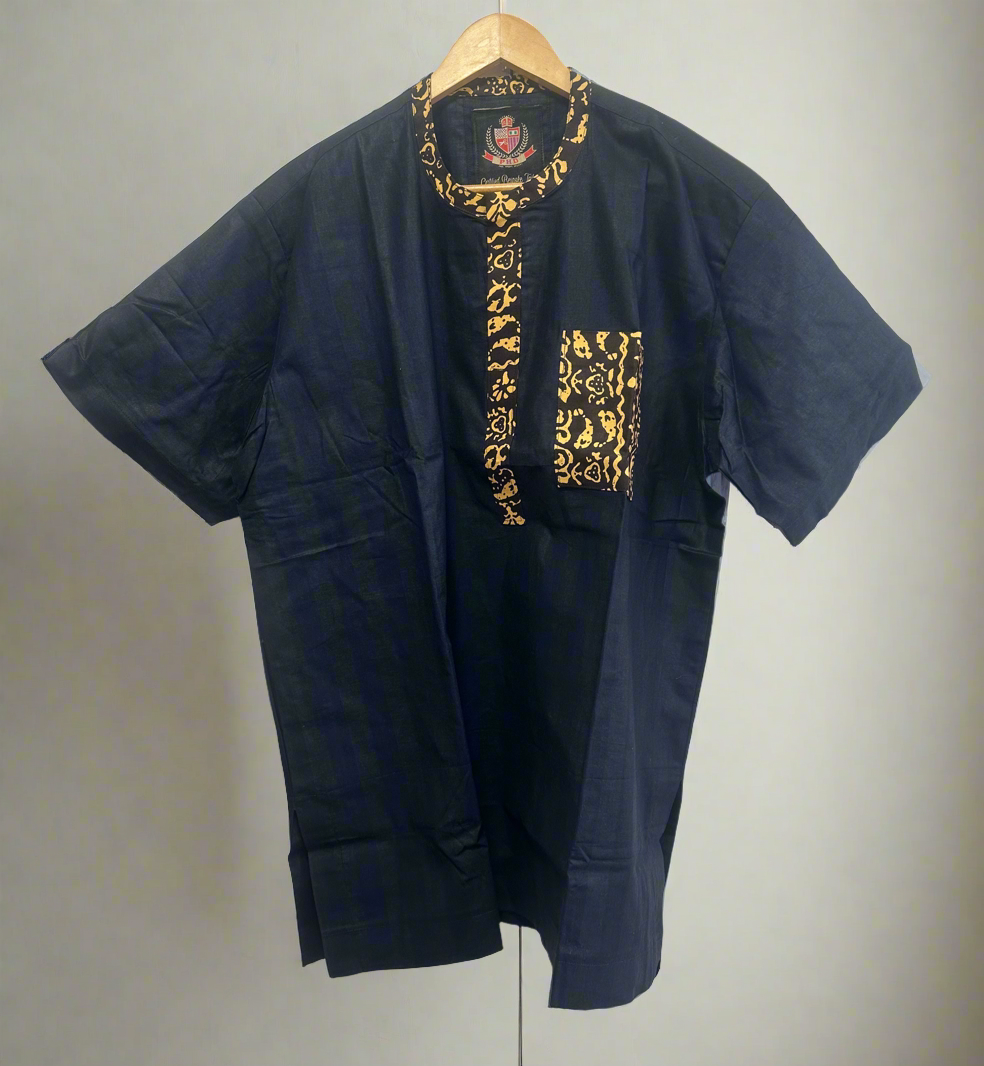 Black Ankara Shirt