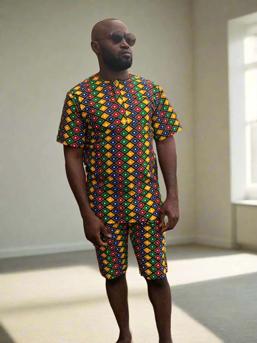 Bright Colours Ankara Outfit