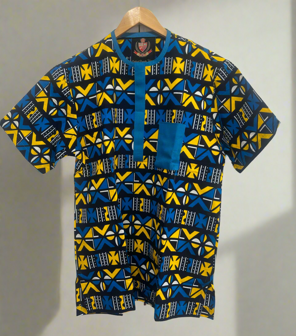 Bluesy Ankara Shirt