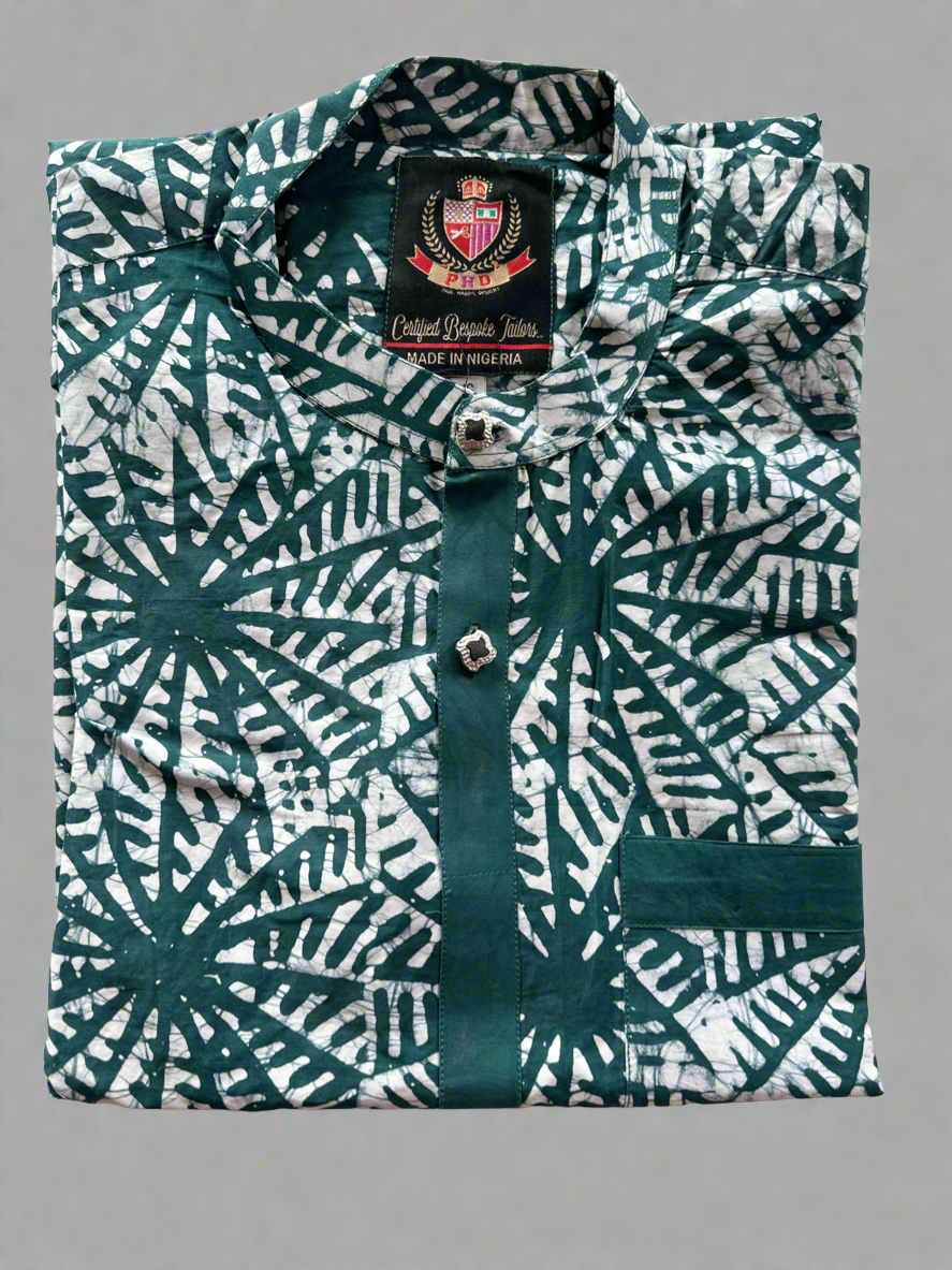 Lush Green Adire Buba