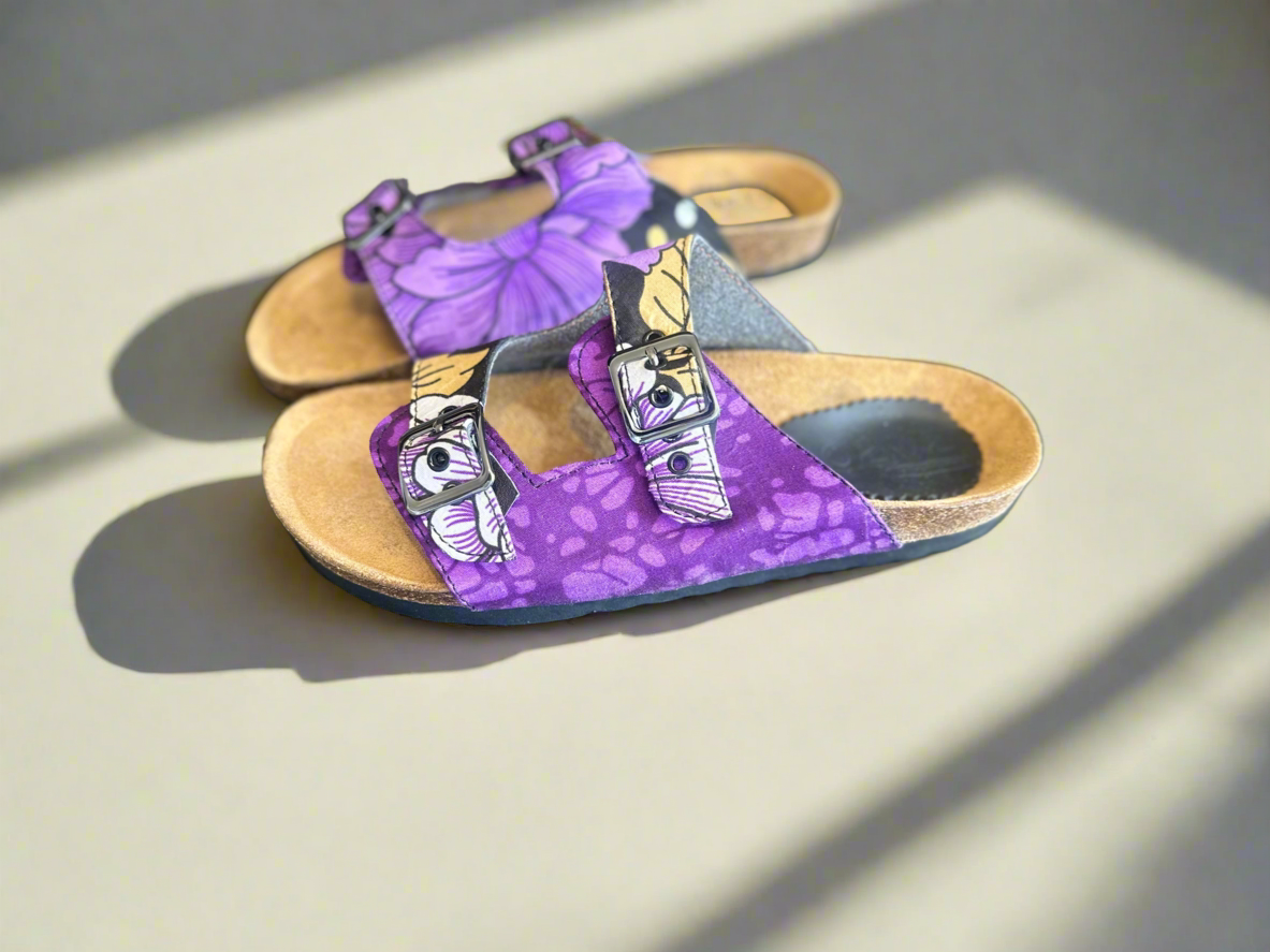 Purple Flowery Sliders