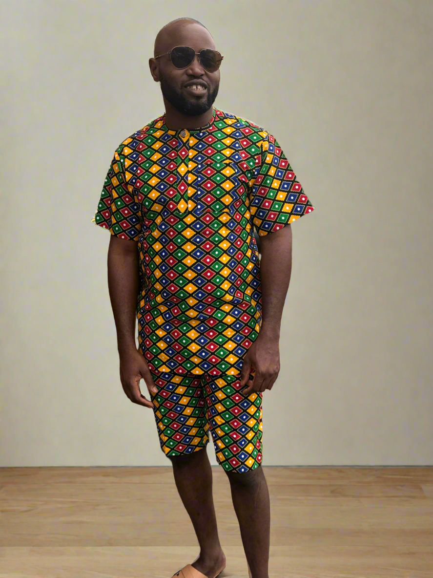 Bright Colours Ankara Outfit
