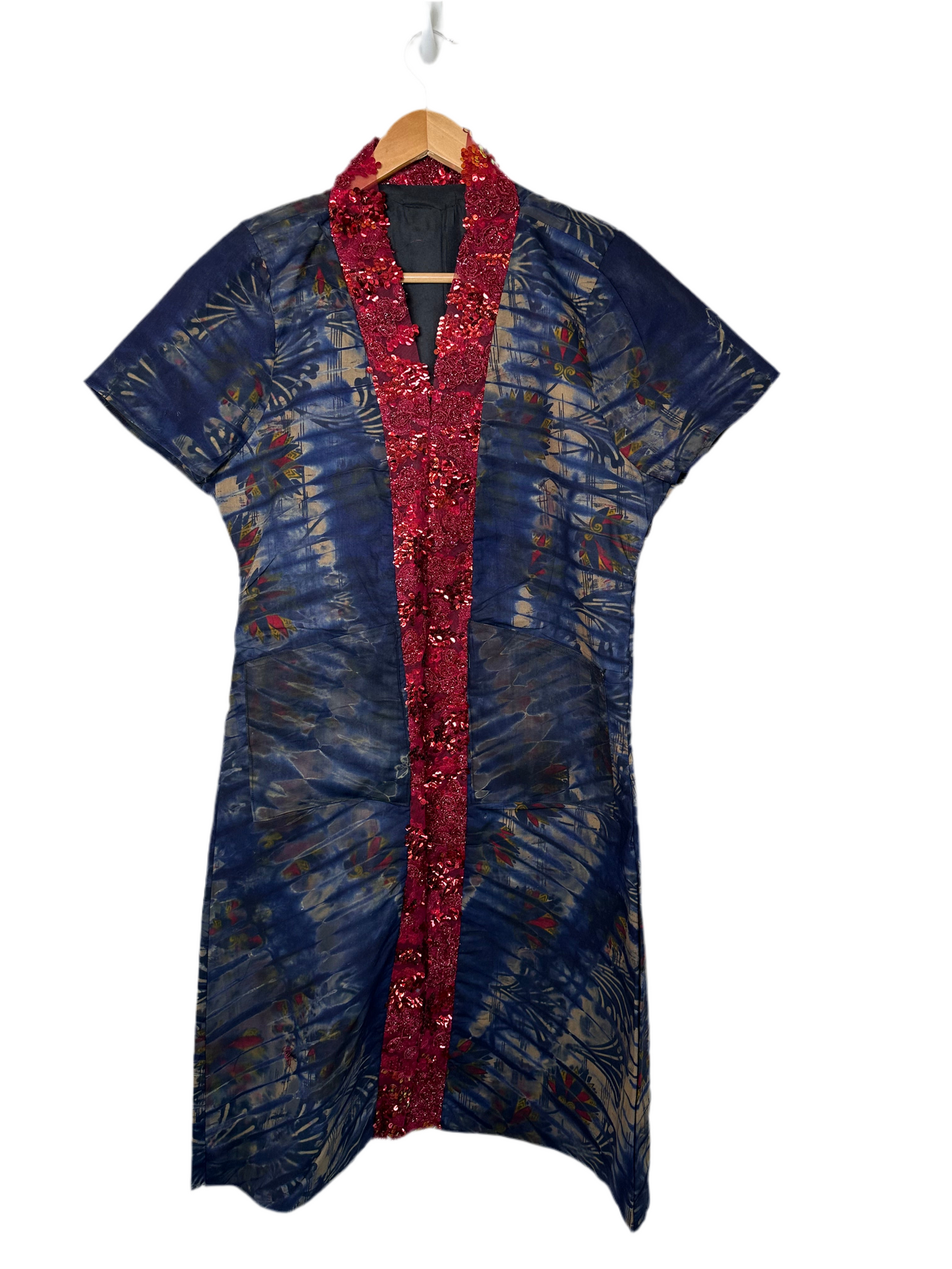 Dark Blue Adire Dress