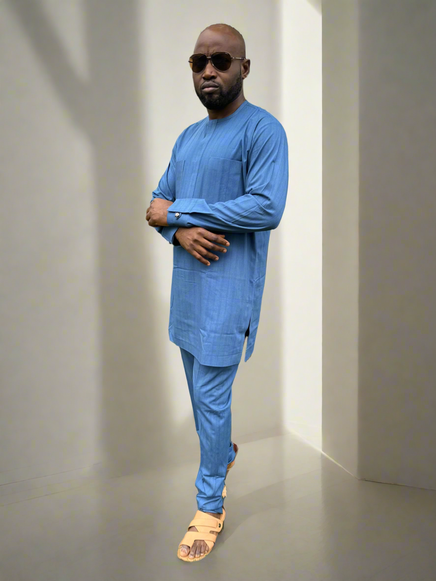 Light Blue Kaftan