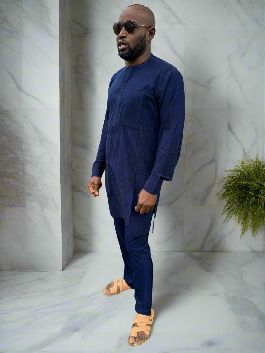 Dark Blue Kaftan