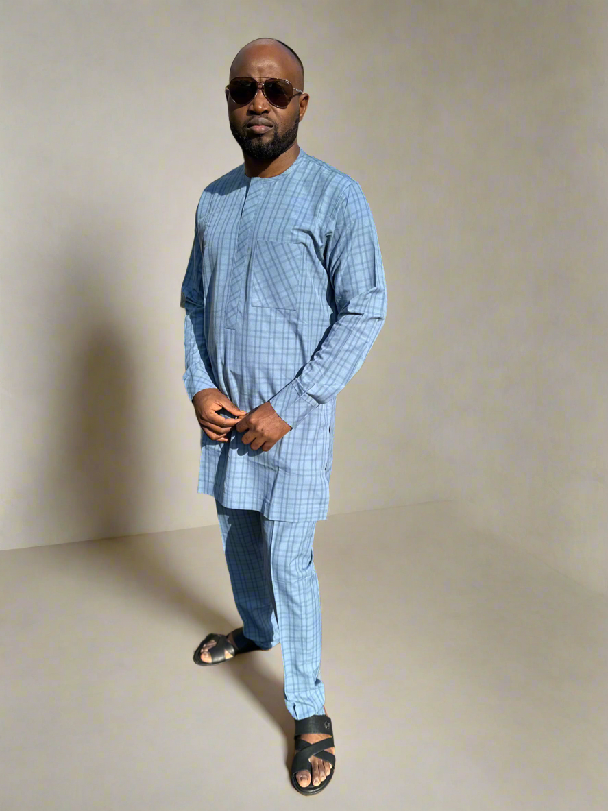 Sky Blue Kaftan