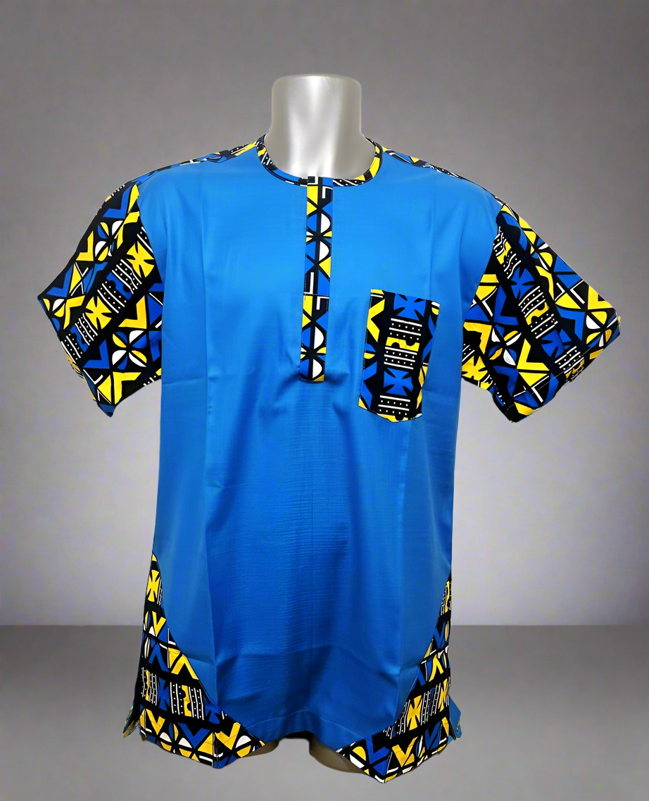 Blue Senator Fabric Buba