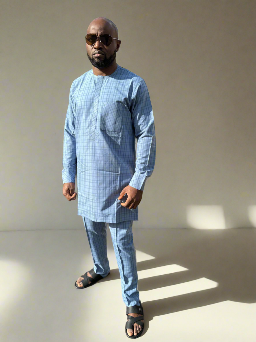 Sky Blue Kaftan