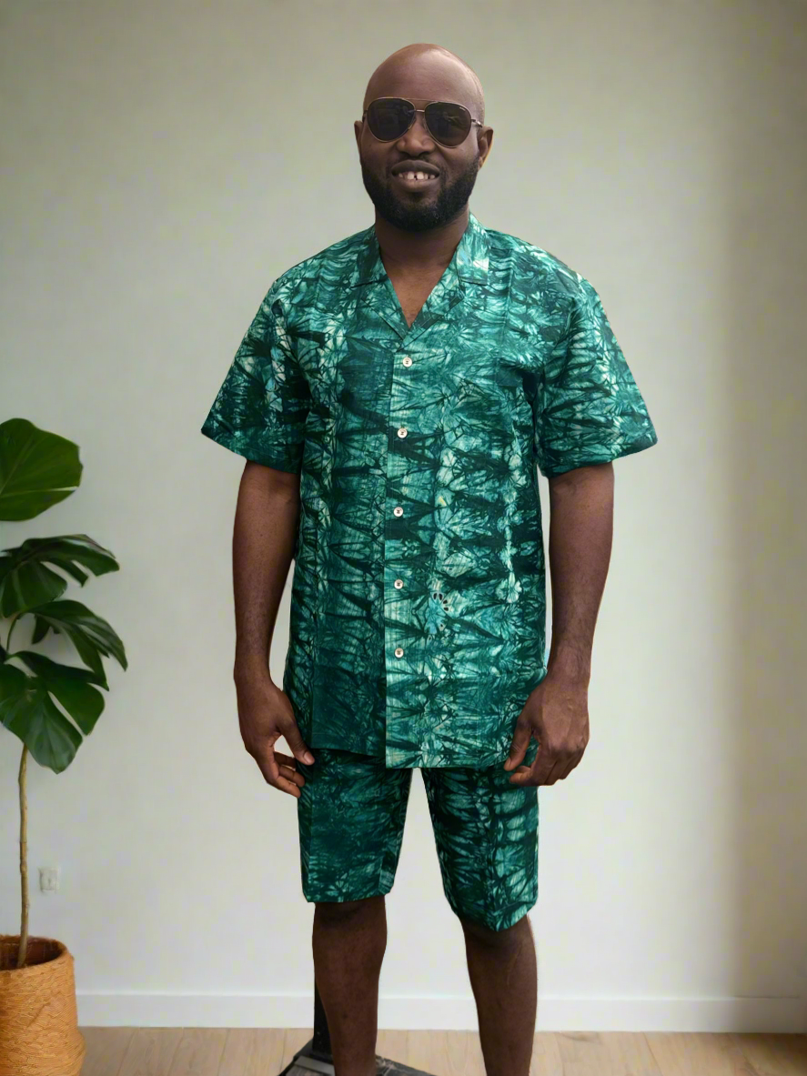 Lush Green Adire Outfit