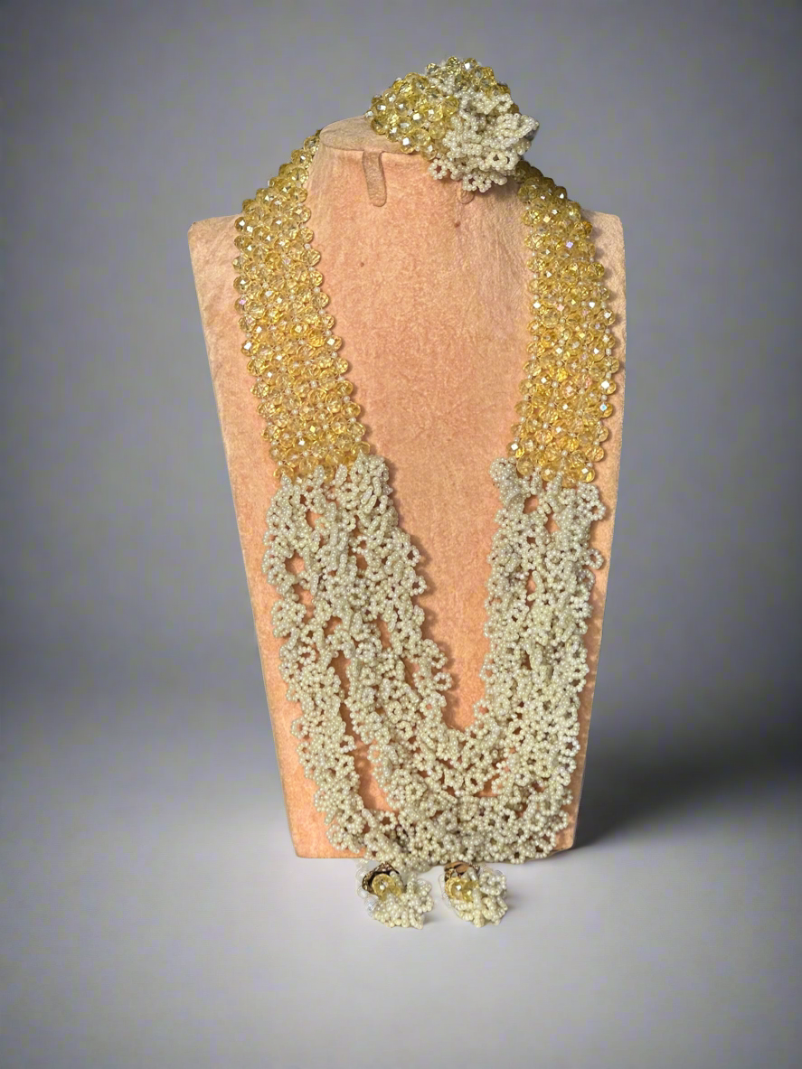 Crystal Beads Jewellery Set
