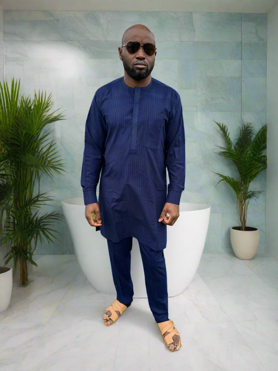 Dark Blue Kaftan