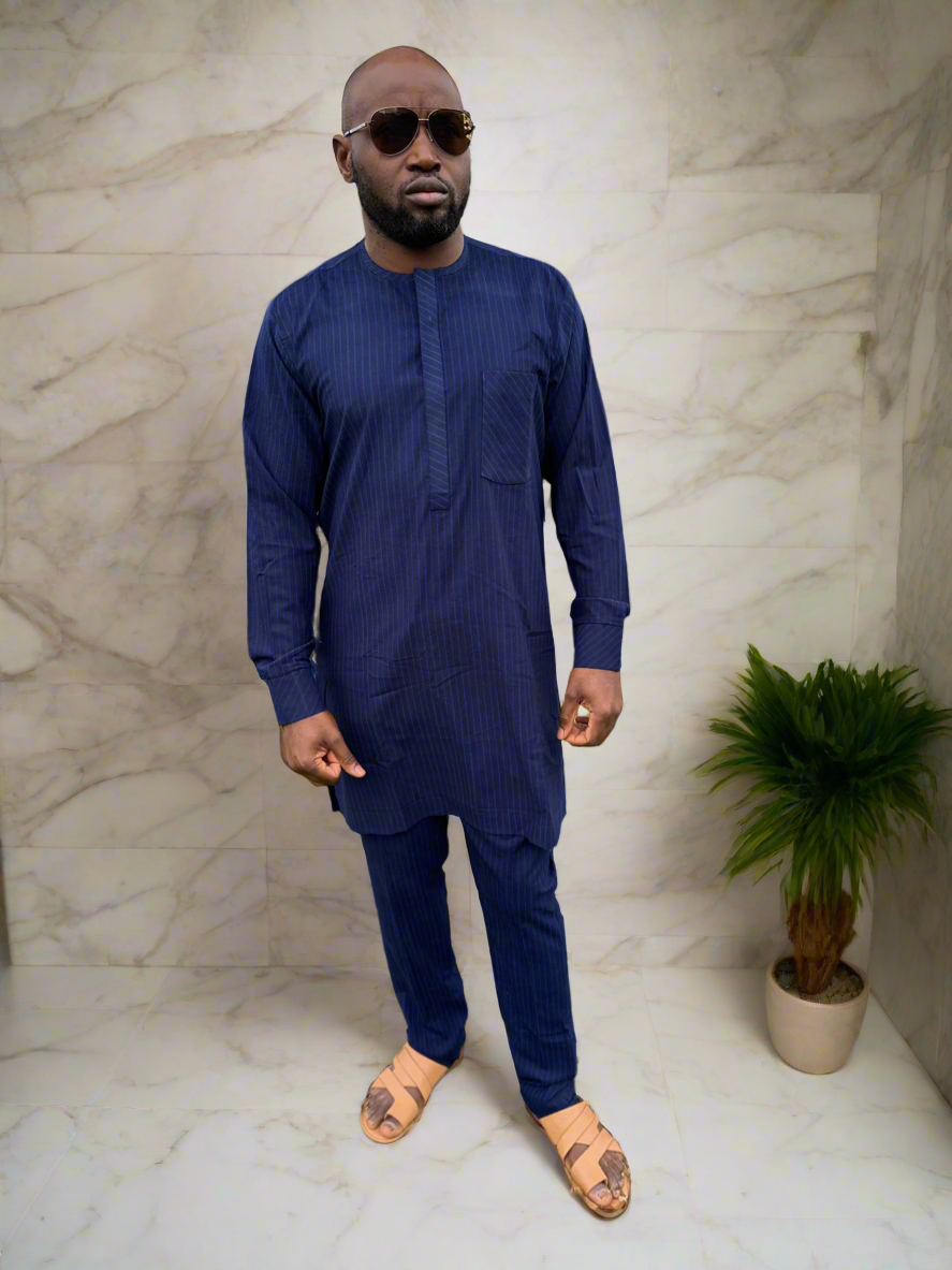 Dark Blue Kaftan