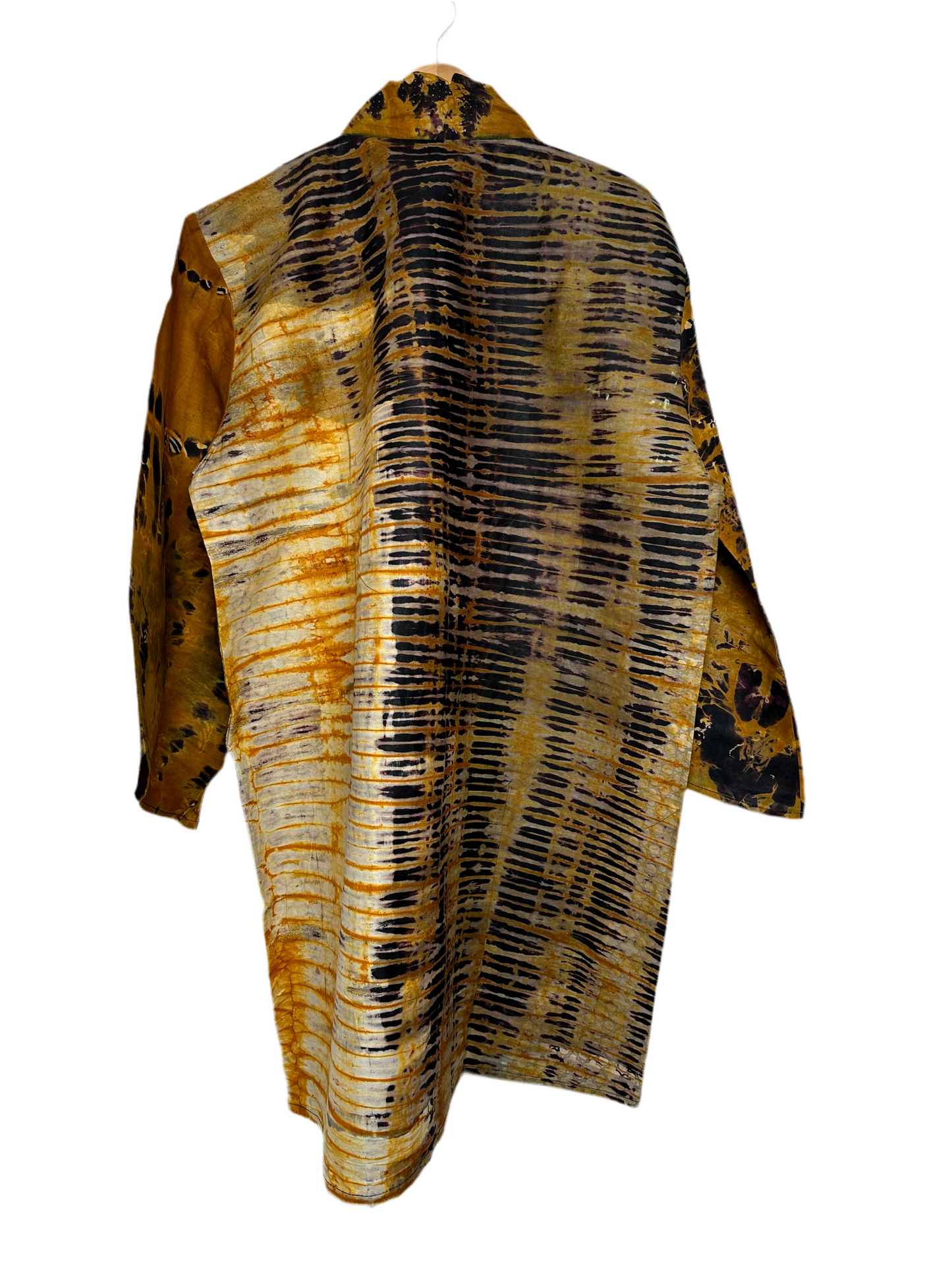 Mustard Adire Kimono